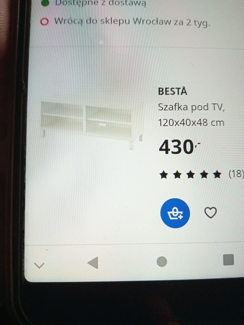 Szafka RTV Ikea besta