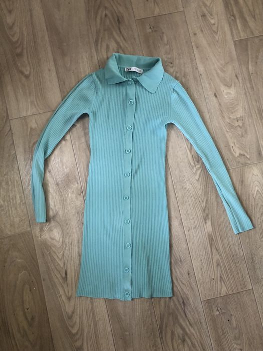 Сукня платье zara xs-s поло сарафан міні