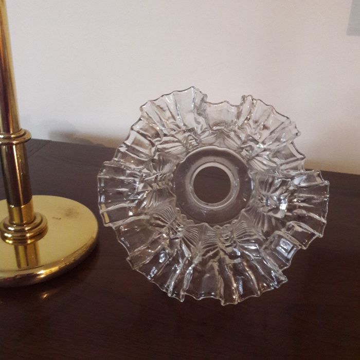 Candeeiro Cúpula tulipa em vidro antigo (NOVO PREÇO)