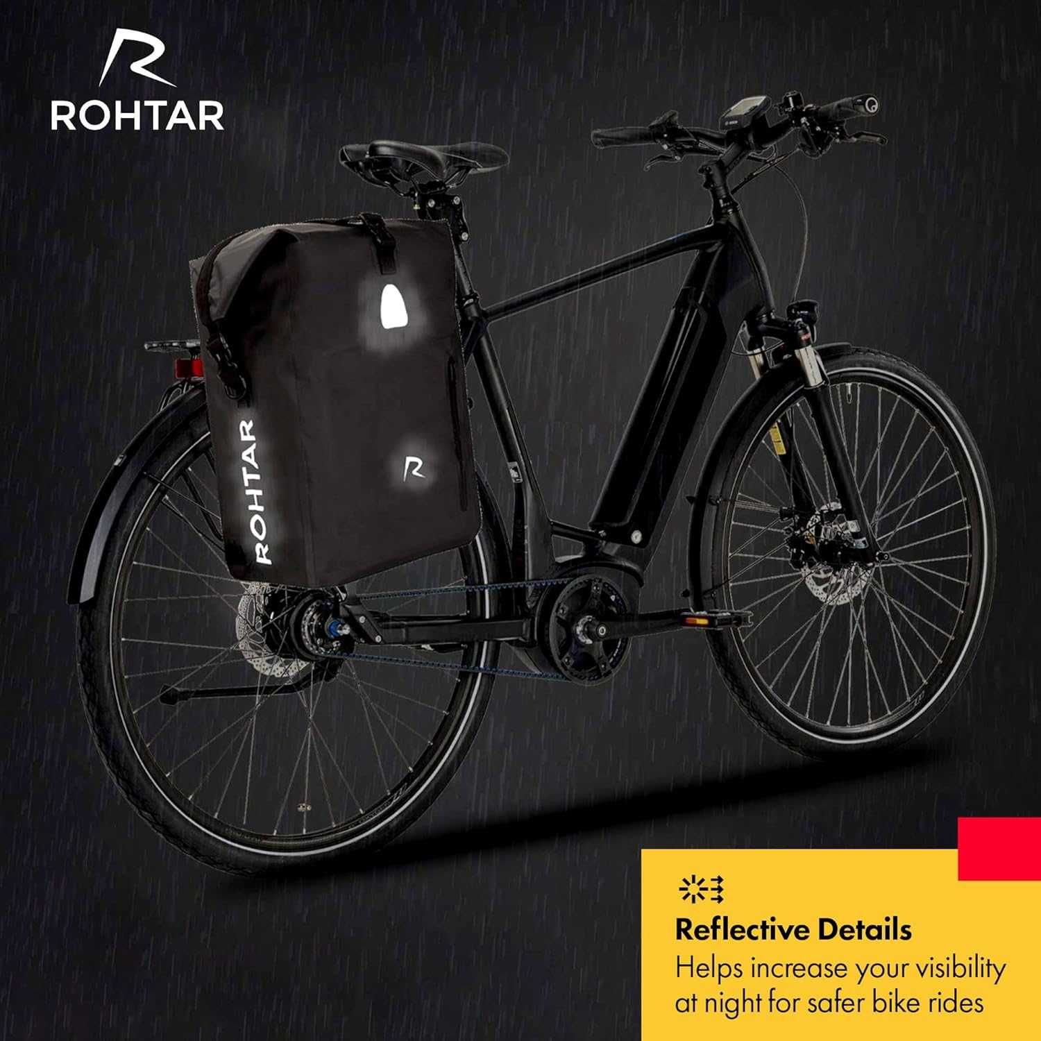 TORBA NA ROWER wodoszczelna Rohtar 18L
