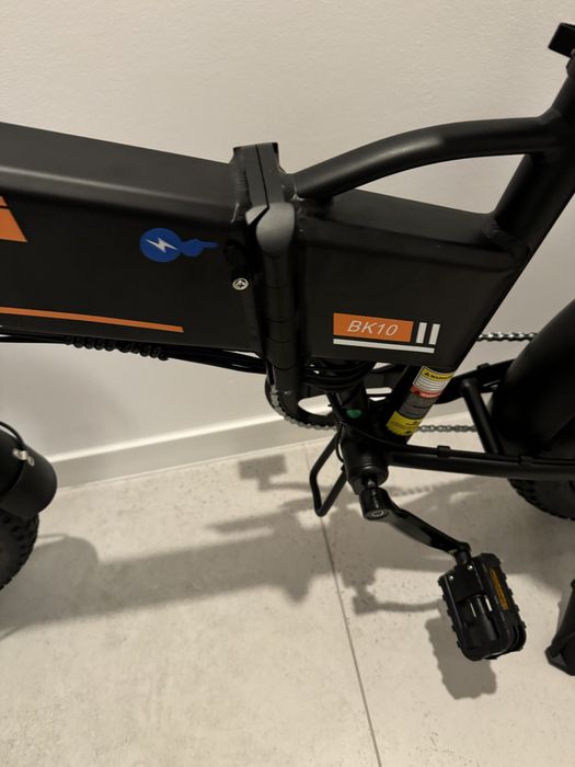 Rower elektryczny HITWAY składany grube opony