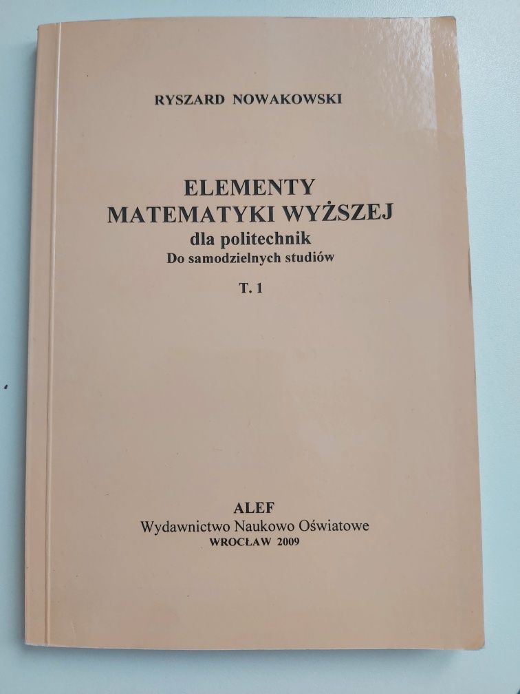 Podręcznik książka do matematyki szkoła wyższa studia