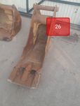 Lyzka 43cm fi80mm lycha do koparki 43 cm fi 80mm 80 mm Volvo Cat