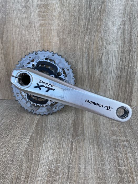 Шатуни Shimano Deore XT 68/73 (175) Truvativ Descendant e*thirteen xtr