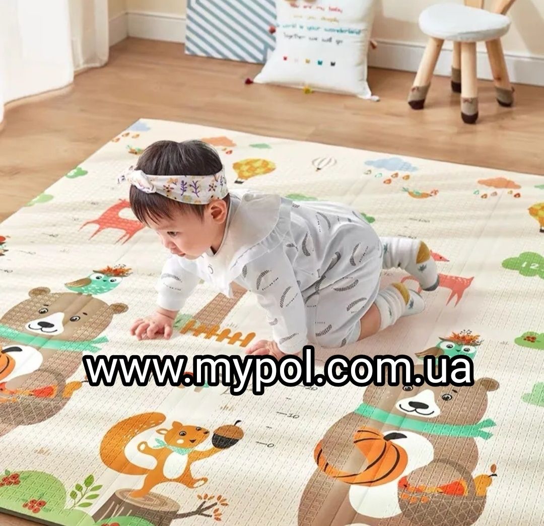 Складной коврик, складний дитячий килим, термоковрик, термокилимок