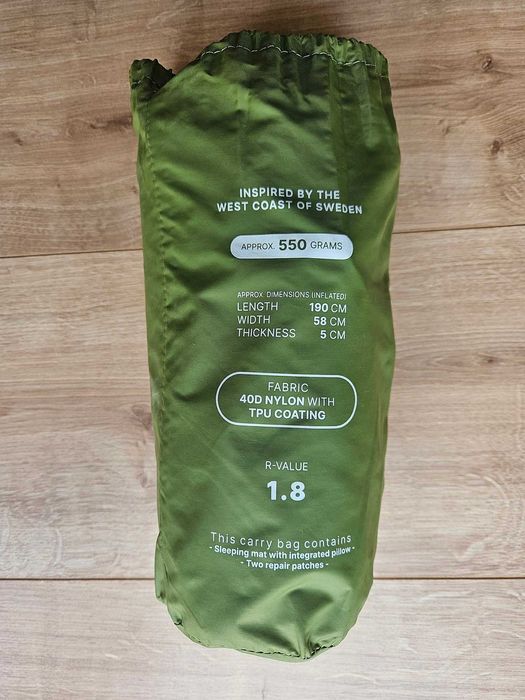 Materac kempingowy Trinordic ultralekki z poduszka + mapa Tatr GRATIS!