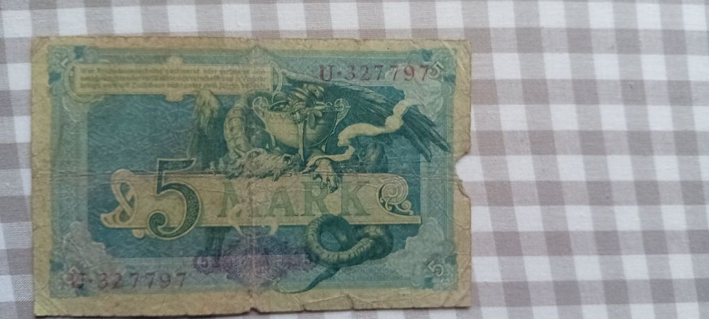 5 marek niemieckie 1904.