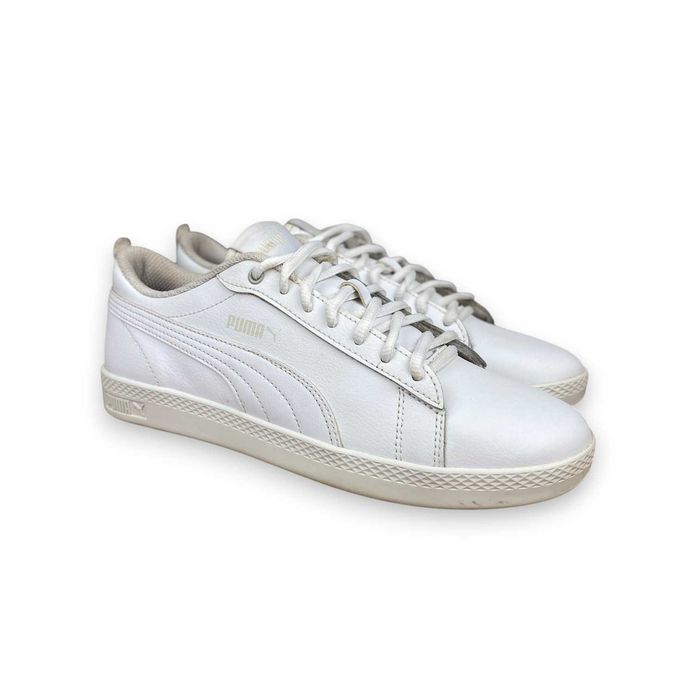 Białe skórzane sneakersy Puma Smash Wns v2 38,5 – lekkie i wygodne