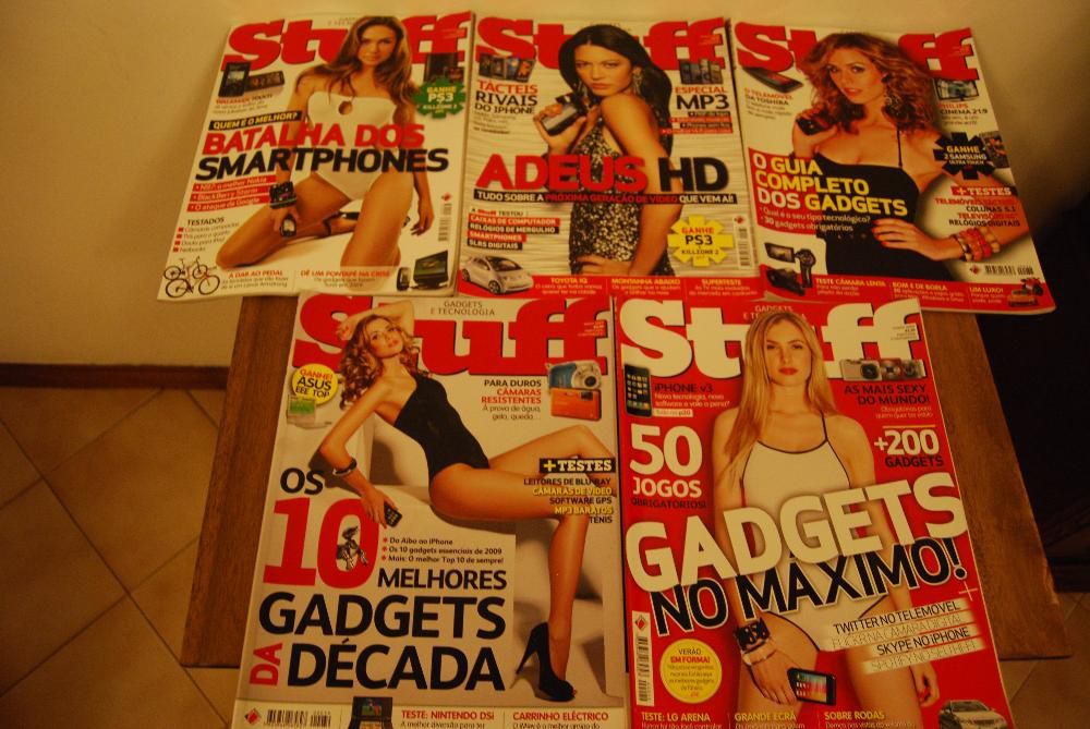 5 Revistas Stuff - Vários números