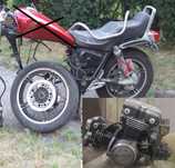 Honda VF 750 C Magna '83 rama z dokumentami i inne części
