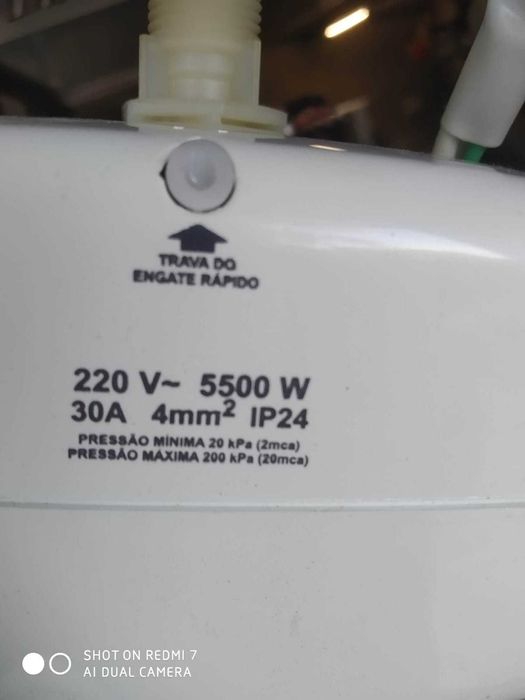 Aquecedor esquentador eléctrico Lorenzetti
