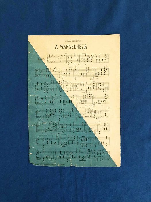 Semana ILLUSTRADA - A MARSELHEZA - Partitura - 1905