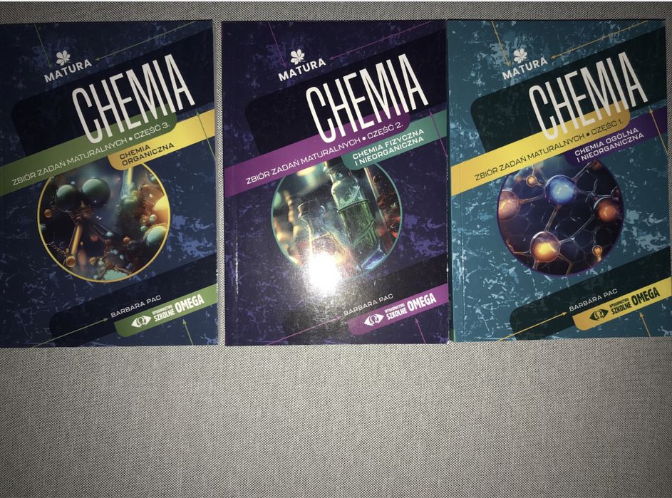 Barbara Pac chemia zbiory zadań cz 1 cz2 i cz3