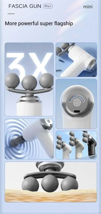 Масажер Fascial Gun, Портативний масажний пістолет LM-130