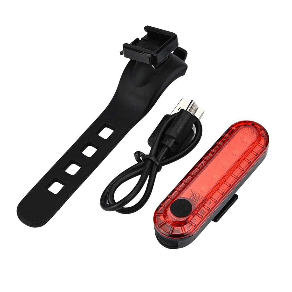 KIT Luz LED Frente/Trás Recarregáveis USB para Bicicleta