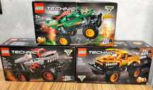 Zestaw x 3 LEGO Technic  Monster  42135, 42149, 42200