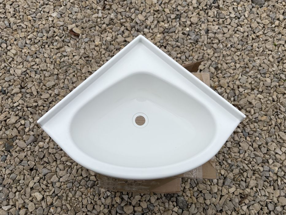 Umywalka do rąk wc do kąta kamper przyczepa