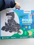 Łyżworolki rolki czarne Spokey regulowane 34-37  damskie