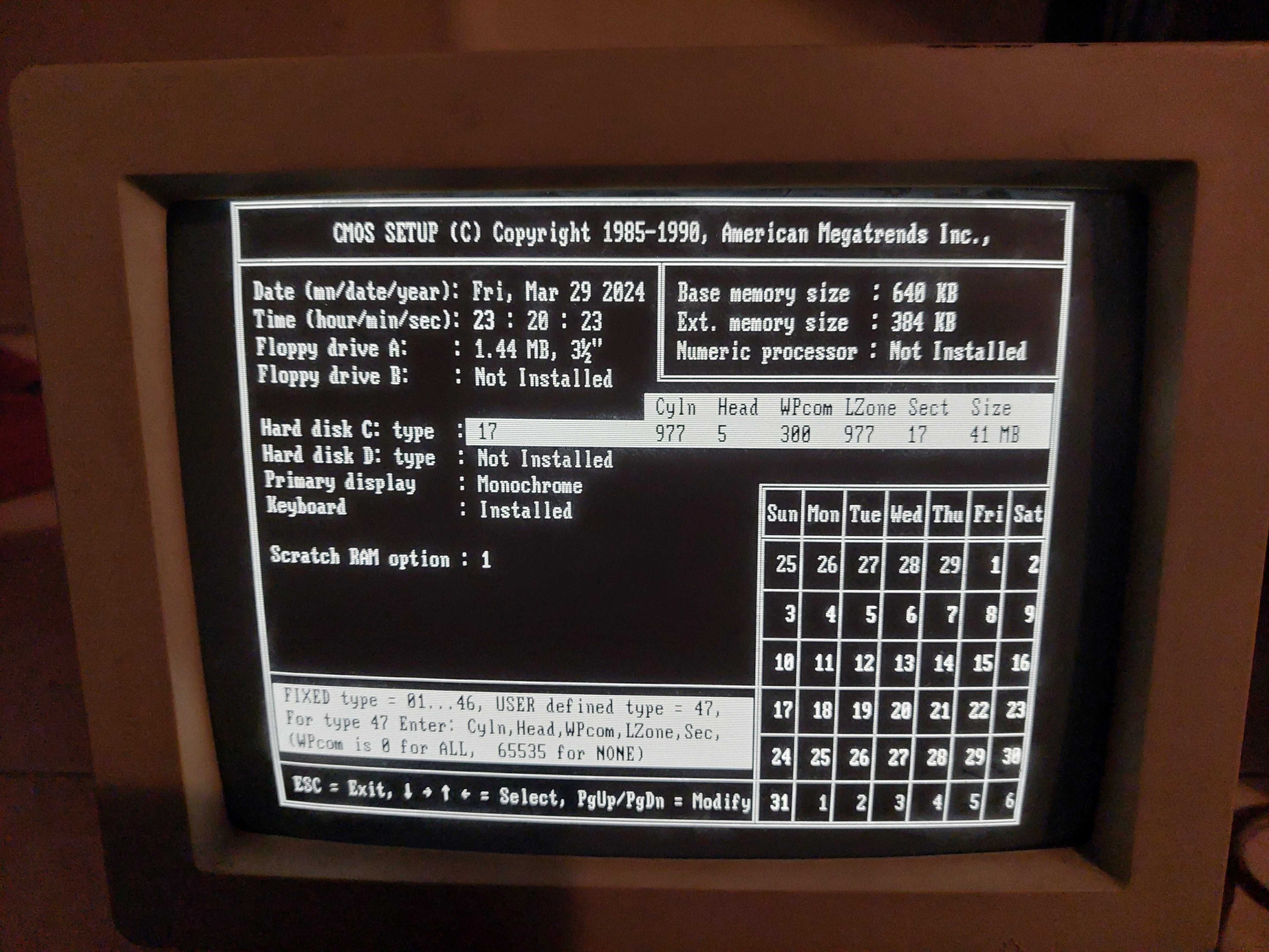 Computador 286 Carry 1 Retro Vintage PC
