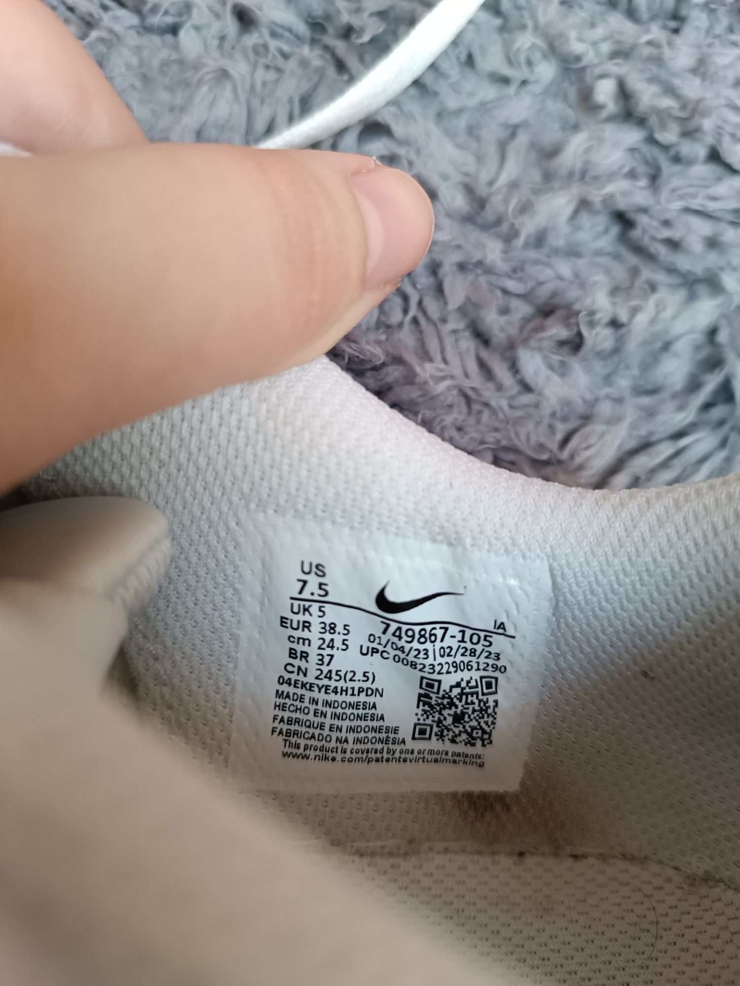 Buty nike białe 38,5