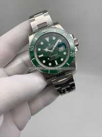 Лучшее качество часы Rolex Submariner Hulk Smurf черный синий зеленый
