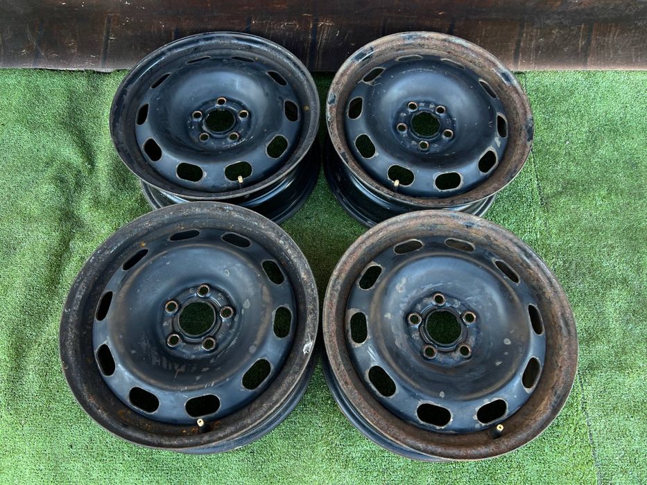 Диски металеві R 15 5/100 6J ET 38 Volkswagen. Фольксваген Шкода Сеат.