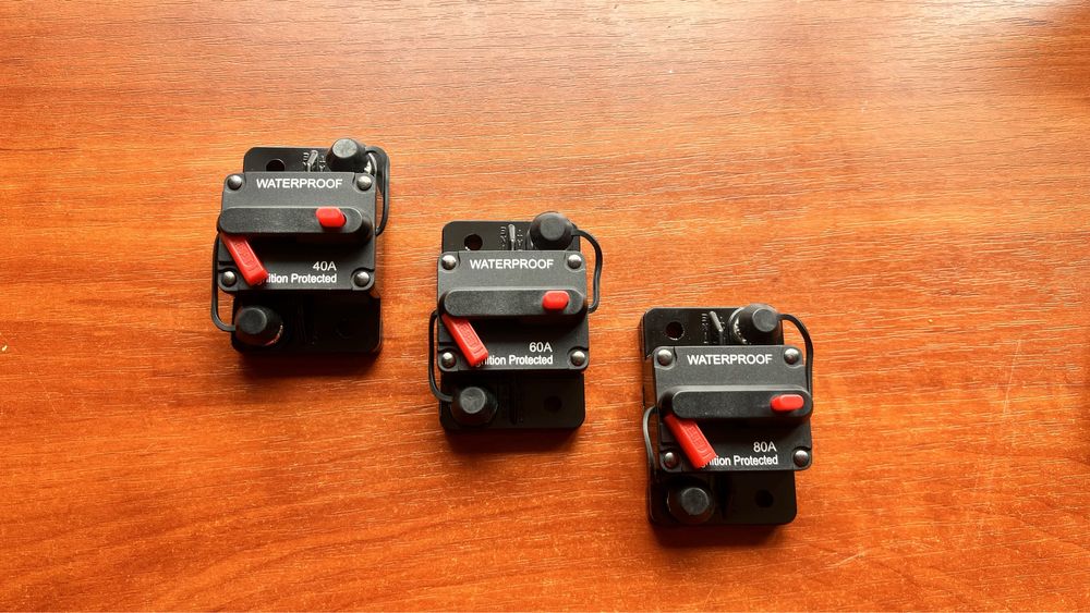 Тепловые реле прерыватель лодочное WATERPROOF 40/60/80A