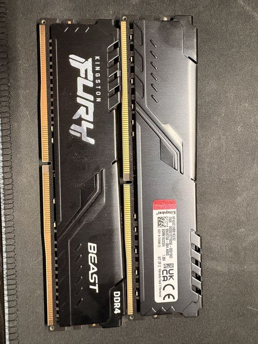 Kingston FURY Beast DDR4 32GB (2x16GB) 3200MHz Black