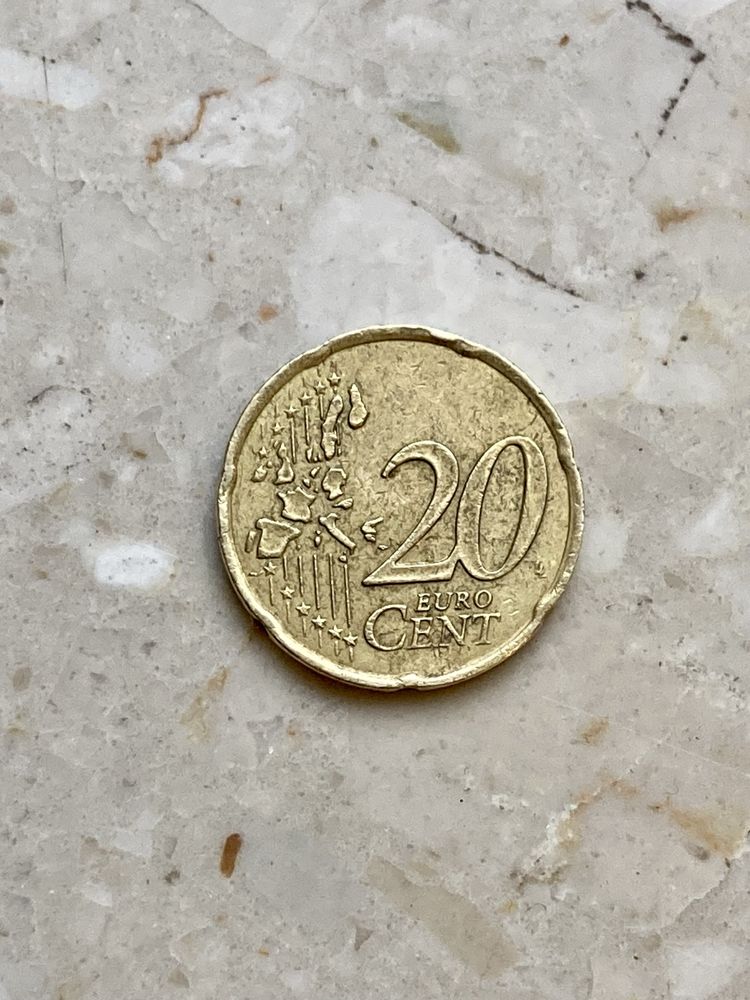 Moneta 20 euro cent Francja 2000 PARIS FR