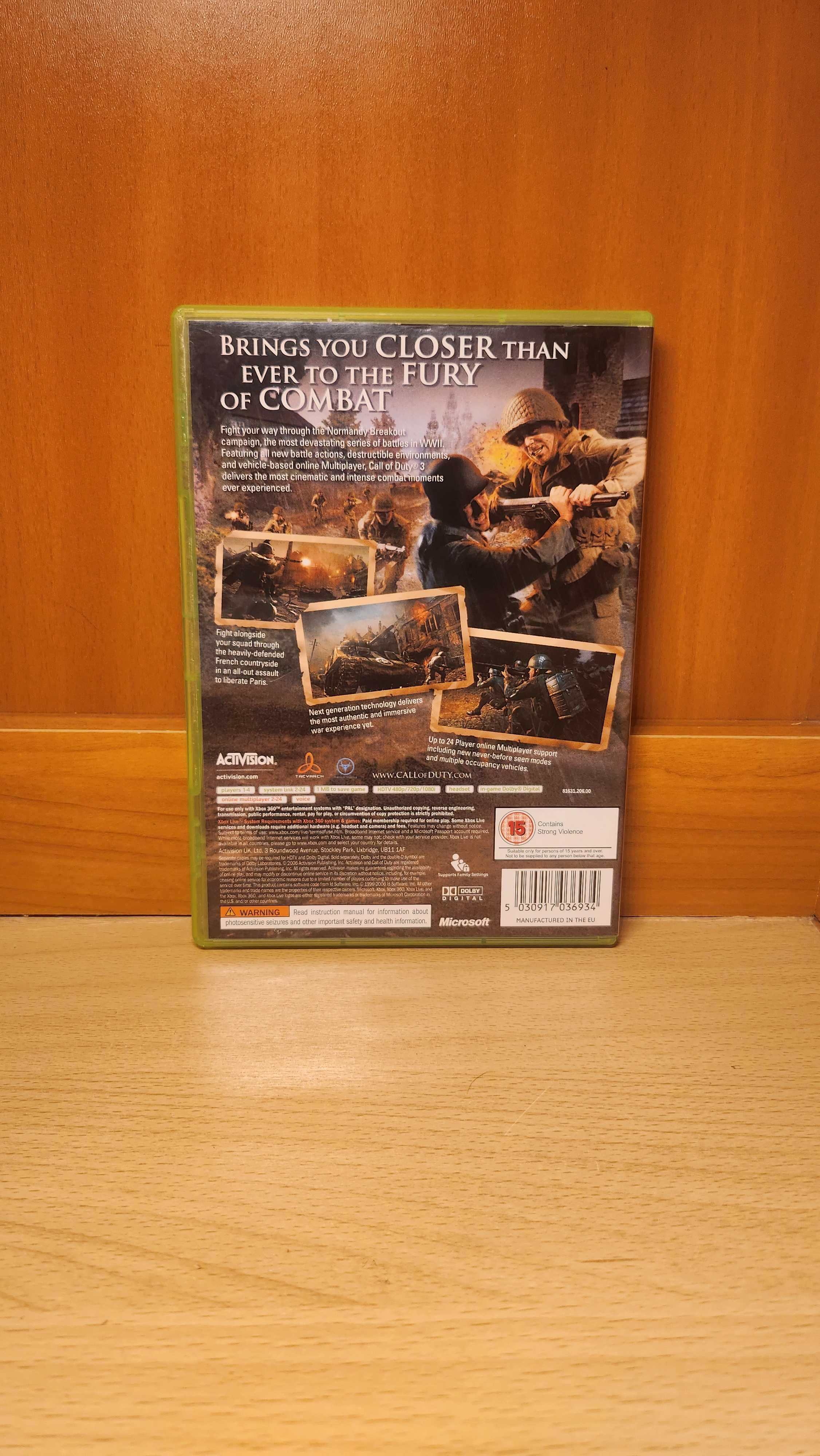 Call of Duty 3 Xbox 360