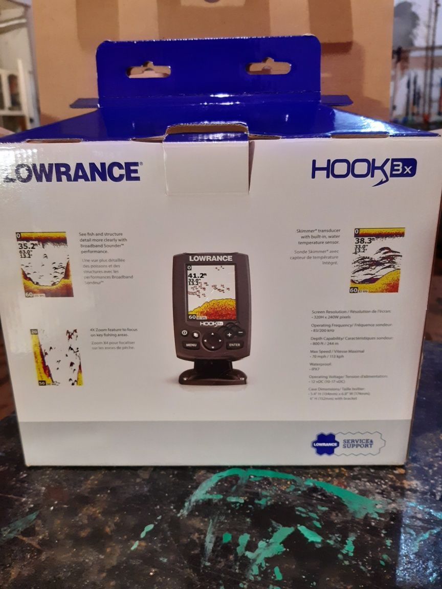 Эхолот LOWRANCE  hook 3x