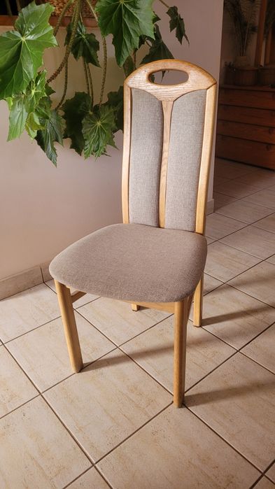 Dębowy stół + 6 krzeseł