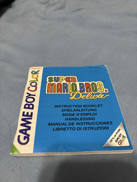 Mario Bros Deluxe Nintendo Game Boy Color GBC