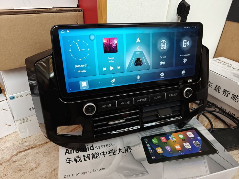 Штатная магнитола Mitsubishi Pajero 4 V97 android 07-20 GPS WiFi QLED