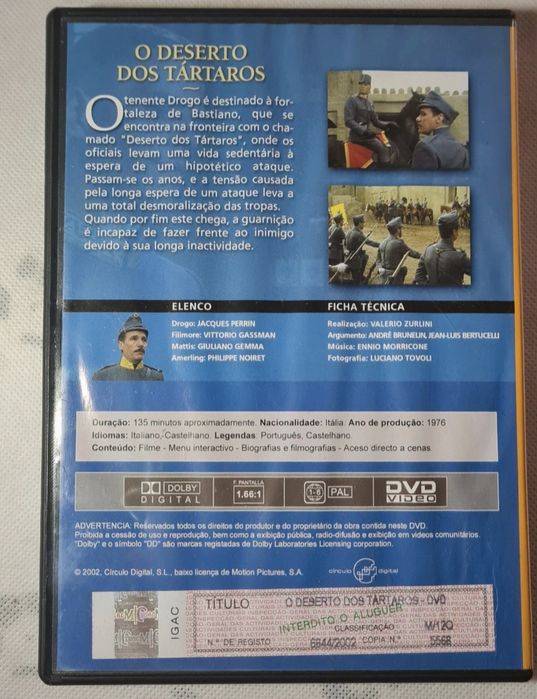 DVD O Deserto dos Tártaros