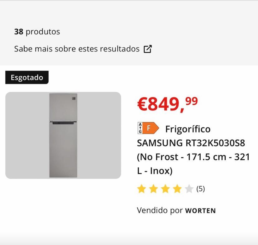 Figorifico Samsung  novo con fatura