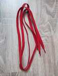 Czerwone sznurówki płaskie 80 cm