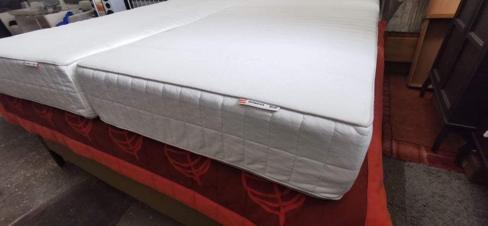 Super materac lateksowy ikea myrbacka stan idealny 90x200 na 180x200