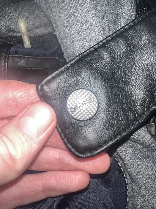 Шкіряна куртка Calvin Klein L оригинал