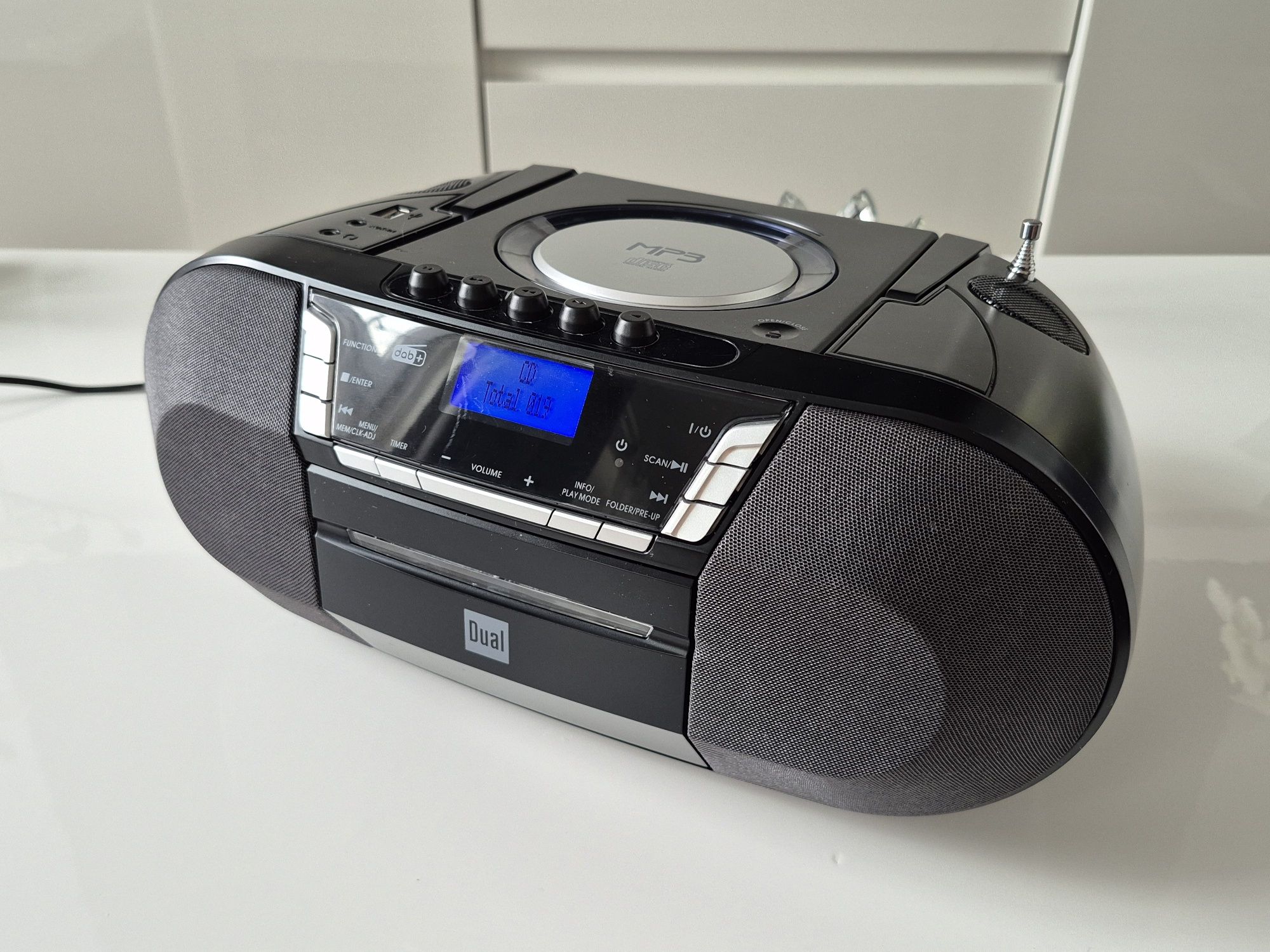 Dual DAB P-200 radio odtwarzacz CD MP3 usb kaseta