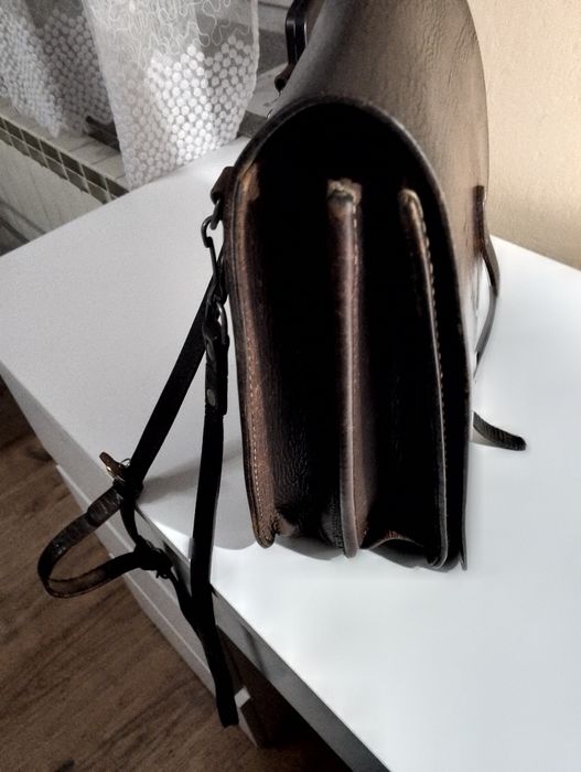 Torba  połowa skórzana