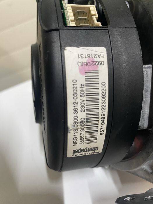 Viessmann Vitodens W200 wentylator, dmuchawa NRG118/0800