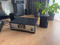 Gramofon, radio, odtwarzacz cd, kasety, USB, DUAL 110 z głośnikami