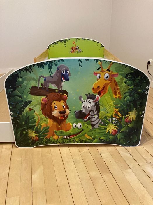 Łóżko dziecięce 160x80 BMS LUKI Król Lew Zwierzęta