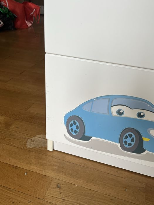 Urocza bardzo pojemna komoda Cars Meblik stan dobry wawa