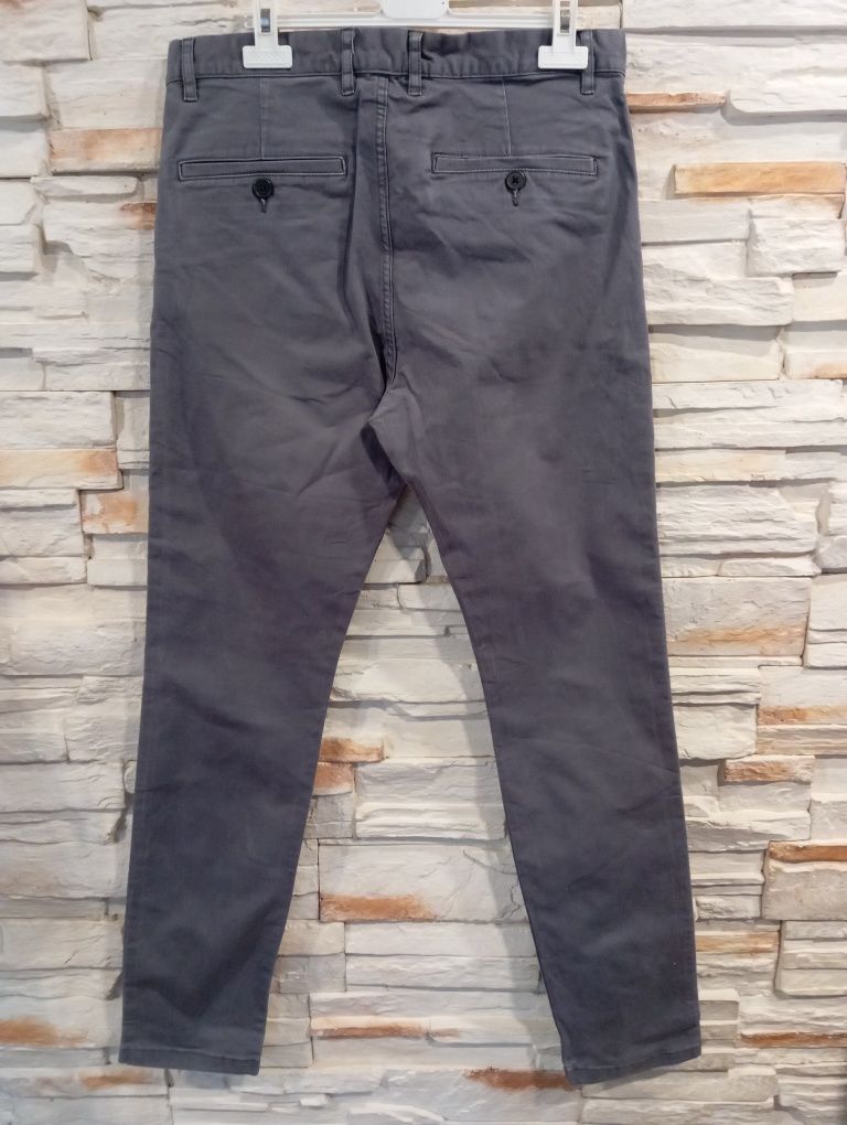 Męskie spodnie bawełniane H&M chinos r.40   C.T.