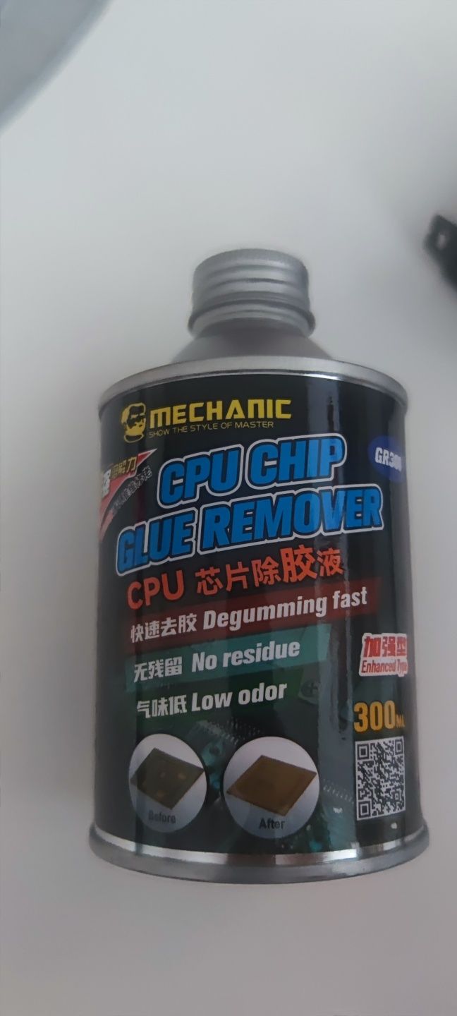Glue remover - płyn do usuwania kleju z układów bga, laminatów