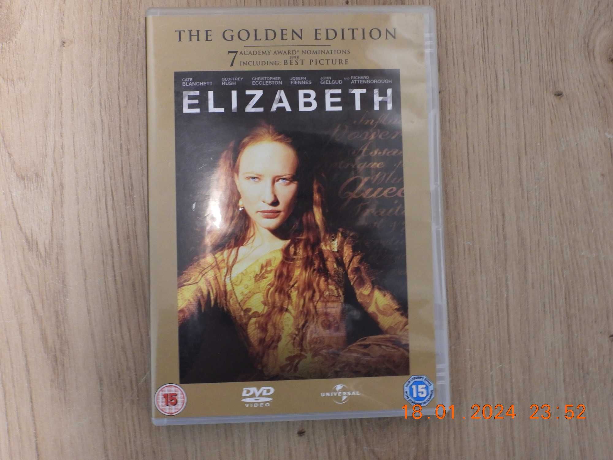 Film: ELIZABETH - Golden Edition.  DVD Stan bardzo dobry!