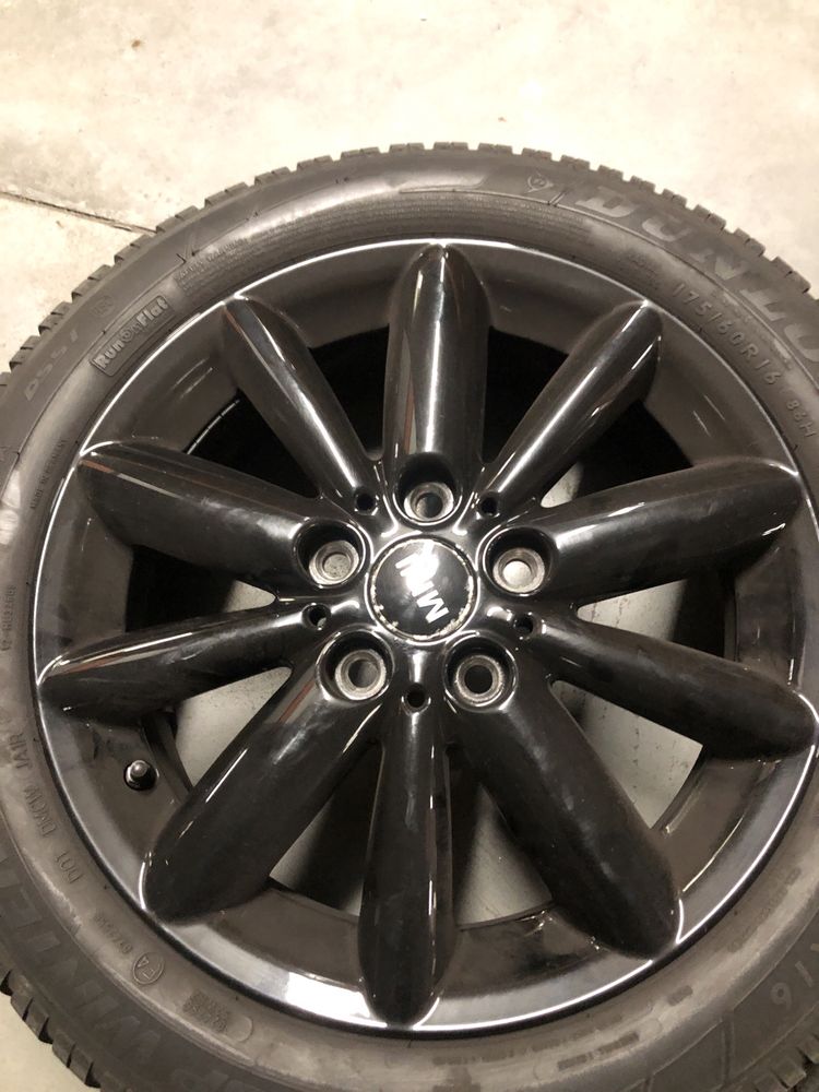 Oryginalne felgi BMW Mini 16 cali czarne + gratis opony zimowe
