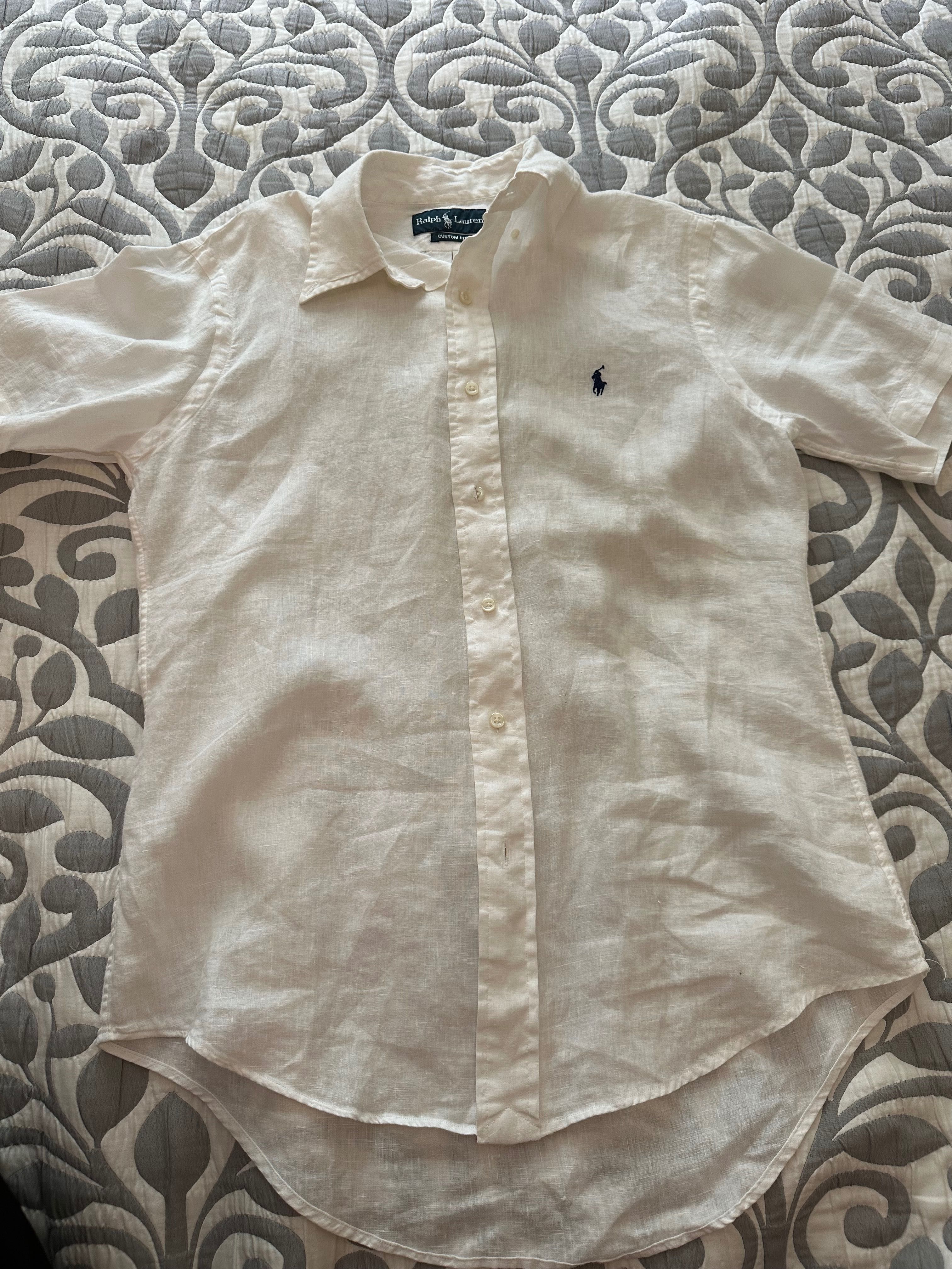 Чоловіча лляна сорочка Polo
